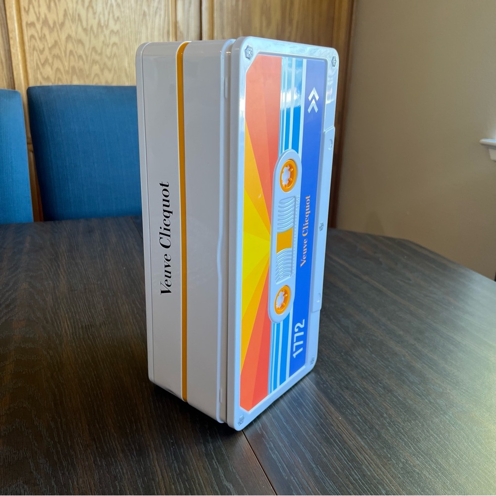Veuve Clicquot Metal Cassette Collectible Box